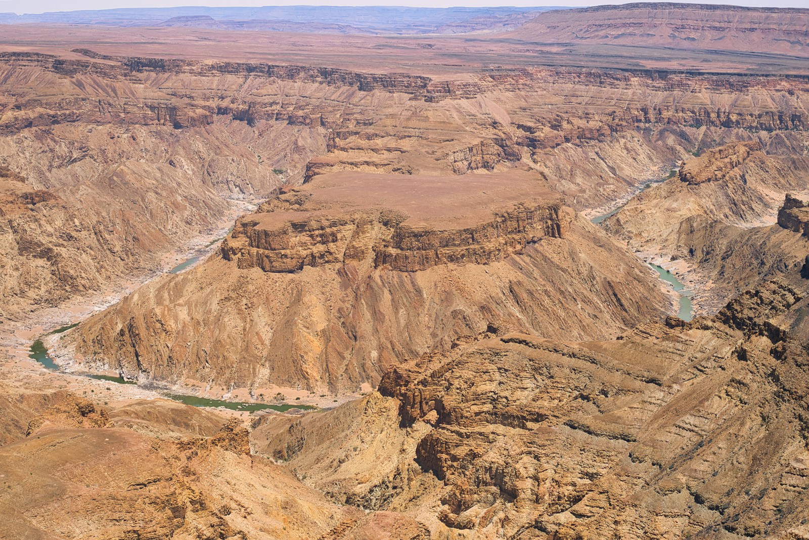 Aerial view of Fish River Canyon