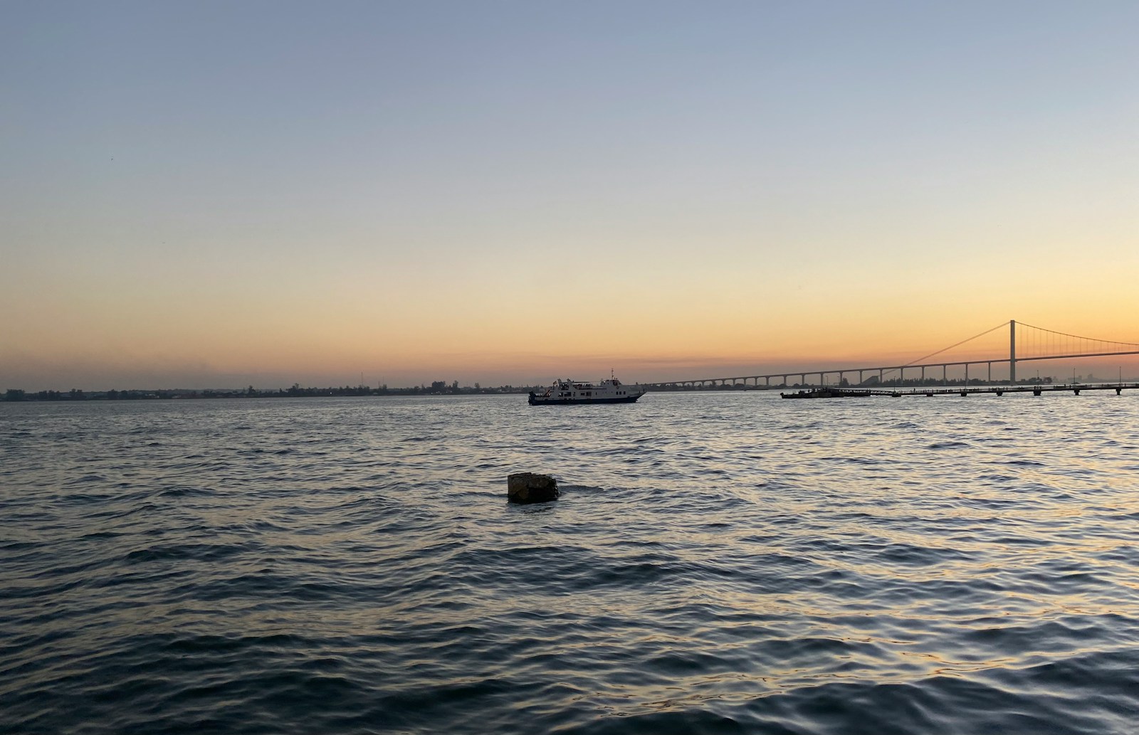 Maputo waterfront at sunset