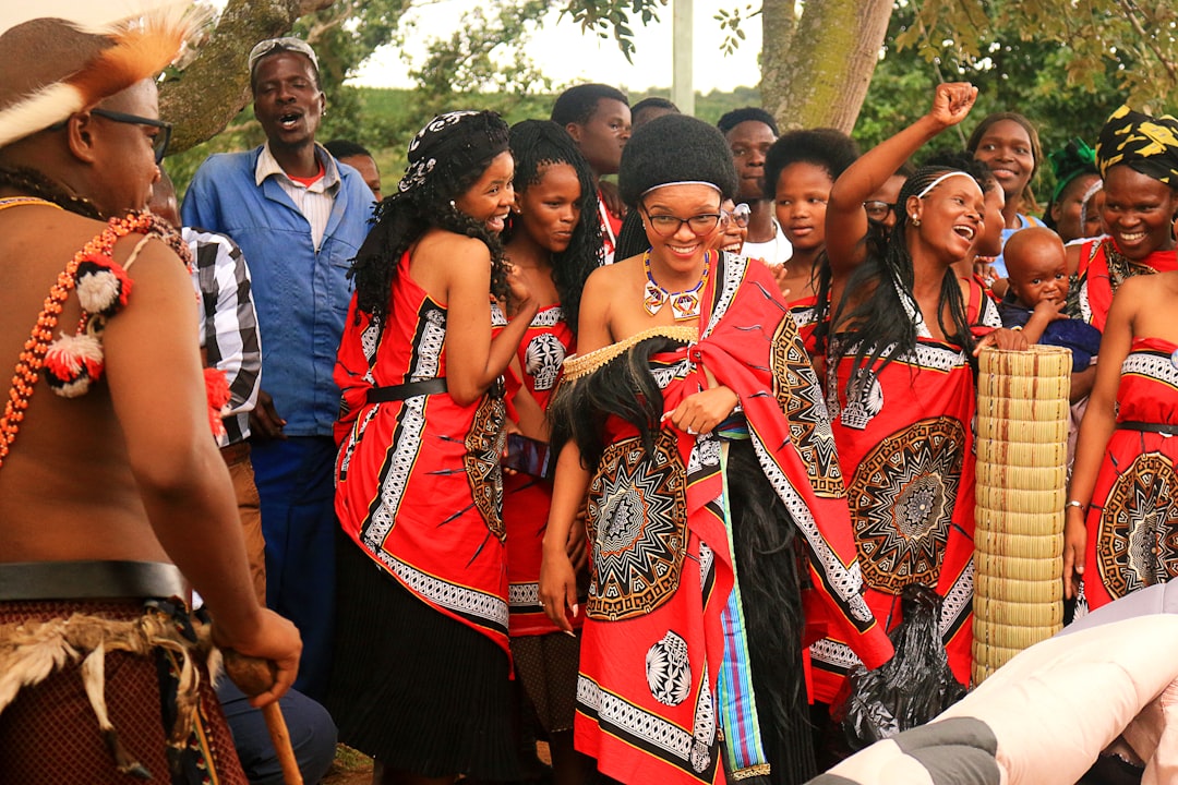 Traditional Swazi dancers at a cultural celebration in Eswatini