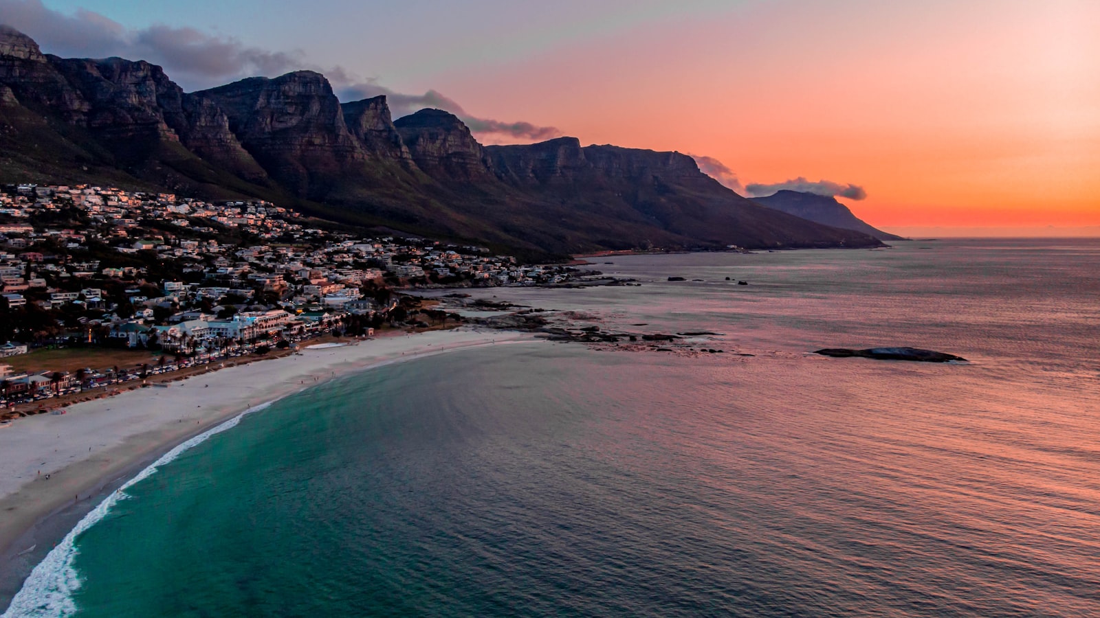 Table Mountain rising above Cape Town