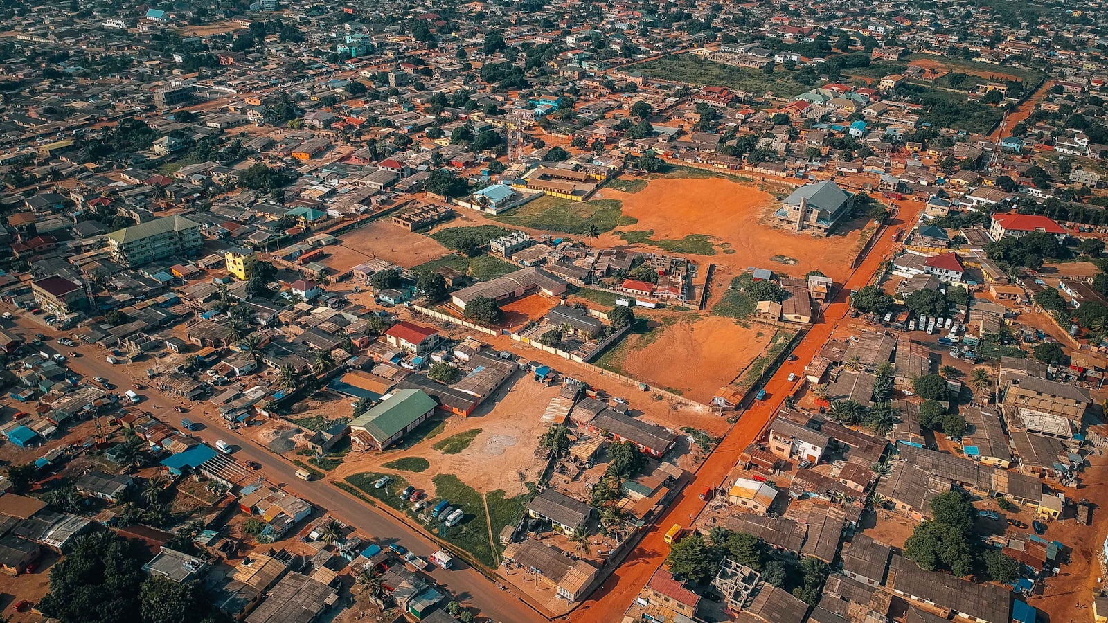 The city of Accra, Ghana