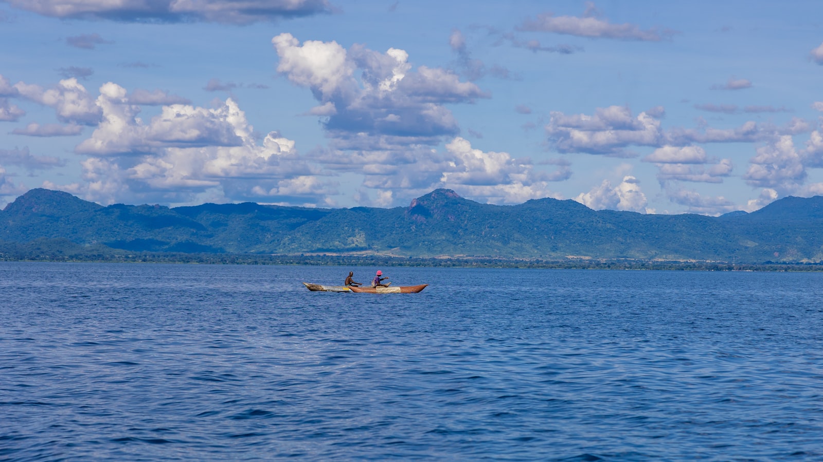 The clear water of Lake Malawi