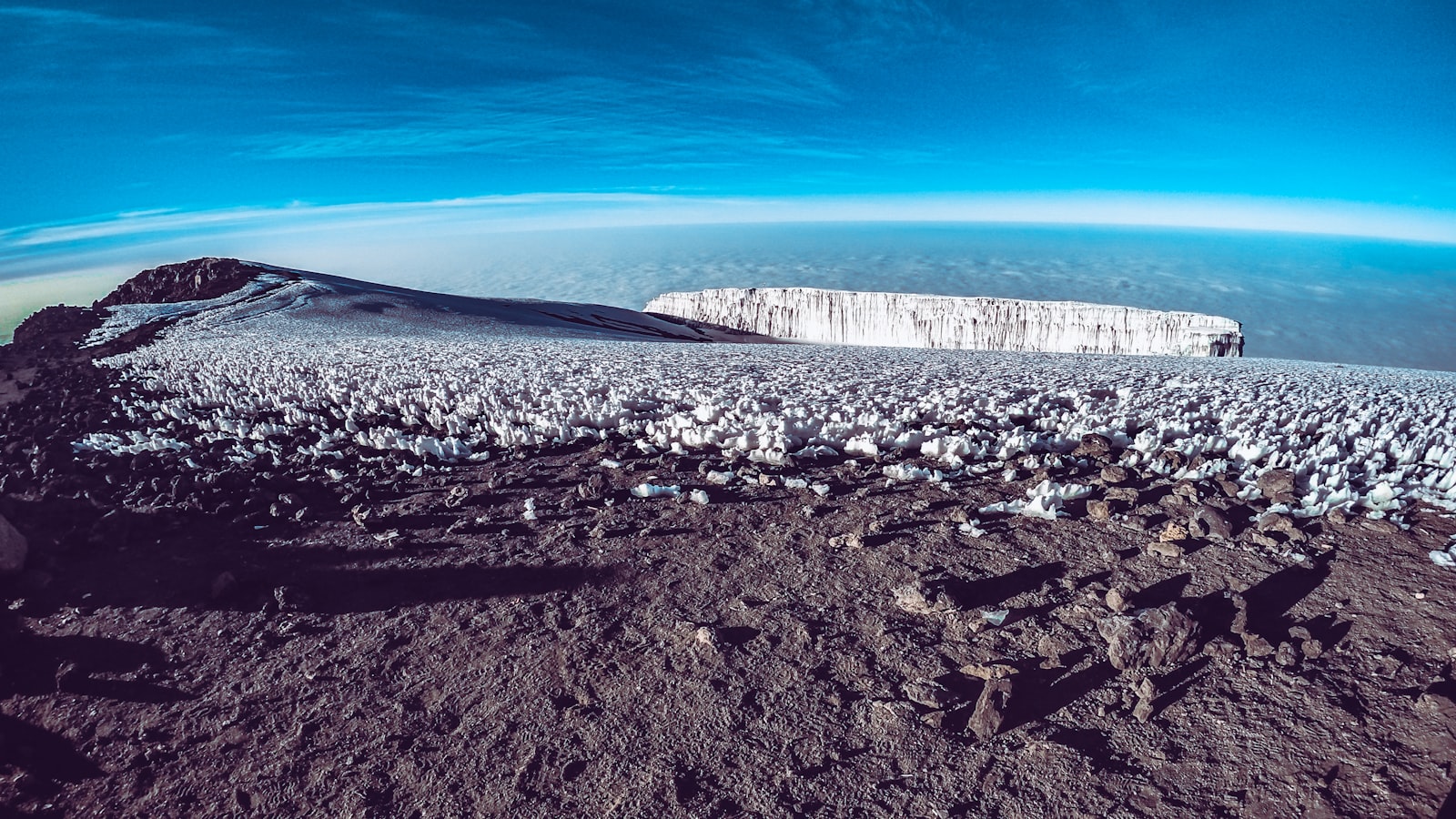 Mount Kilimanjaro rising above the plains