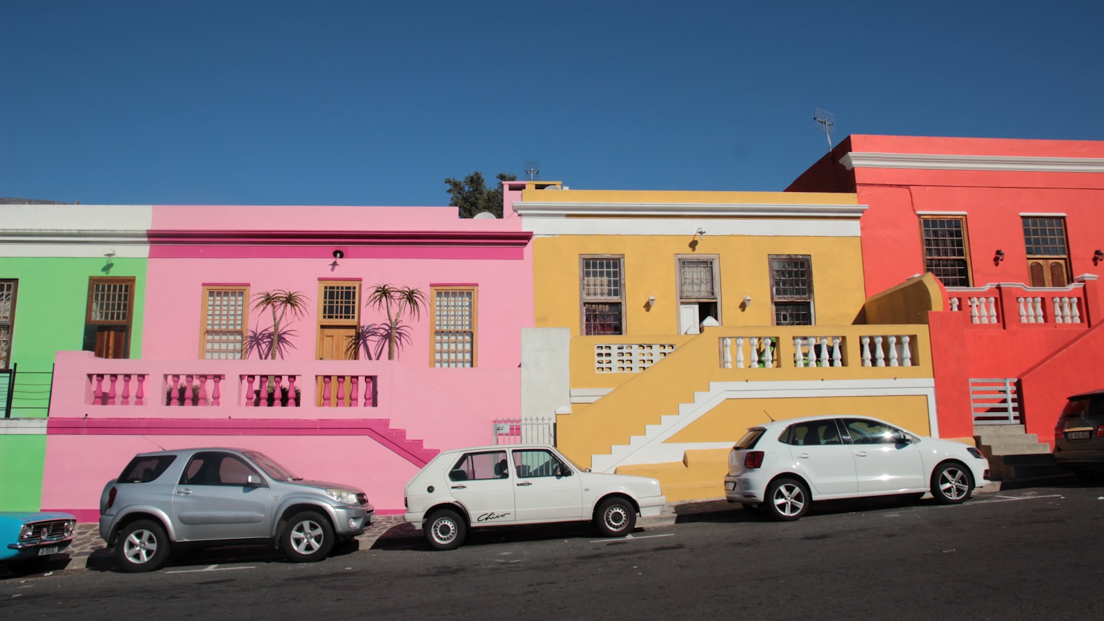 The colourful houses of Bo-Kaap in Cape Town