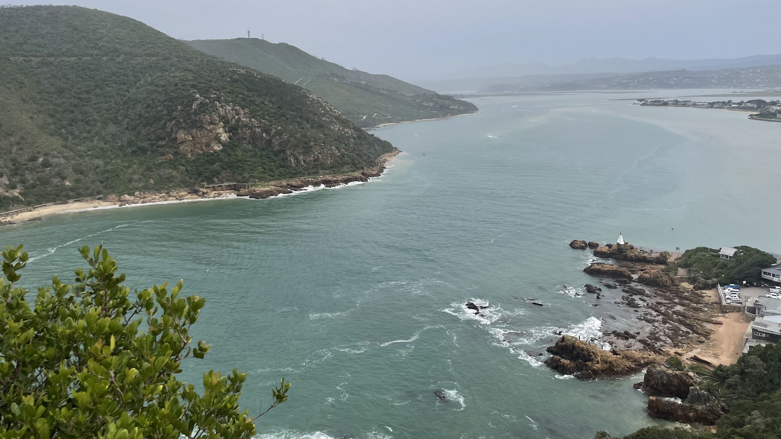 The lagoon at Knysna on the Garden Route