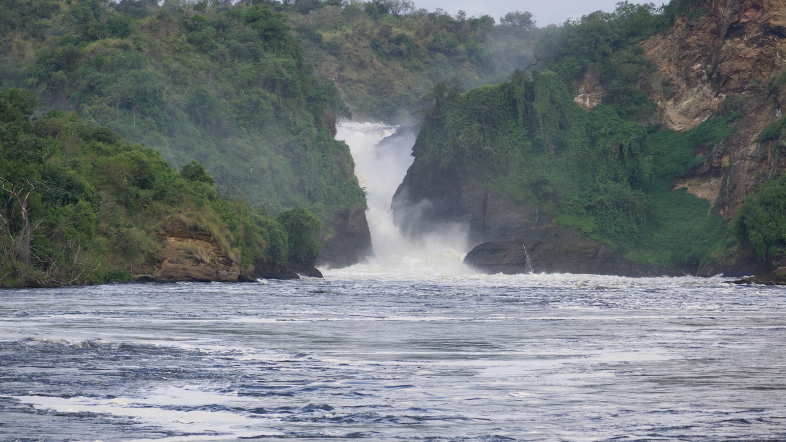 Murchison Falls on the Nile in Uganda